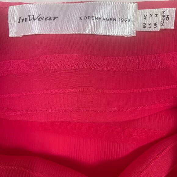 - pink long sleeve cowl neck blouse Inwear (pablah) size 40 - Picture 10 of 10